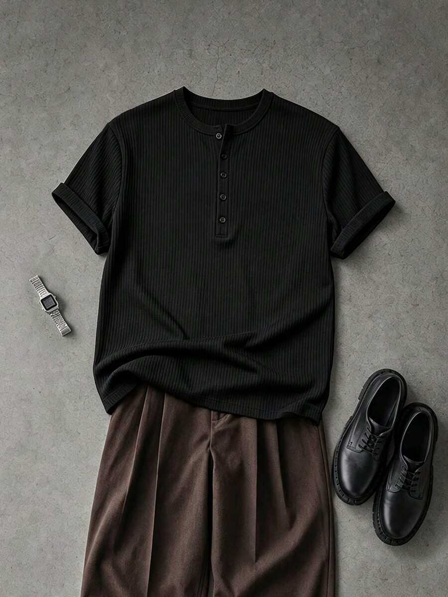 Camiseta Manfinity Jacquard — Foto 85