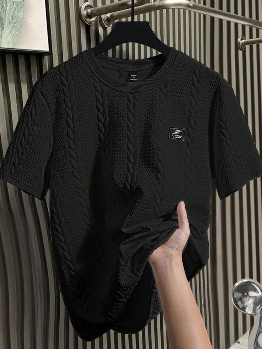 Camiseta Manfinity Textura Verão — Foto 17