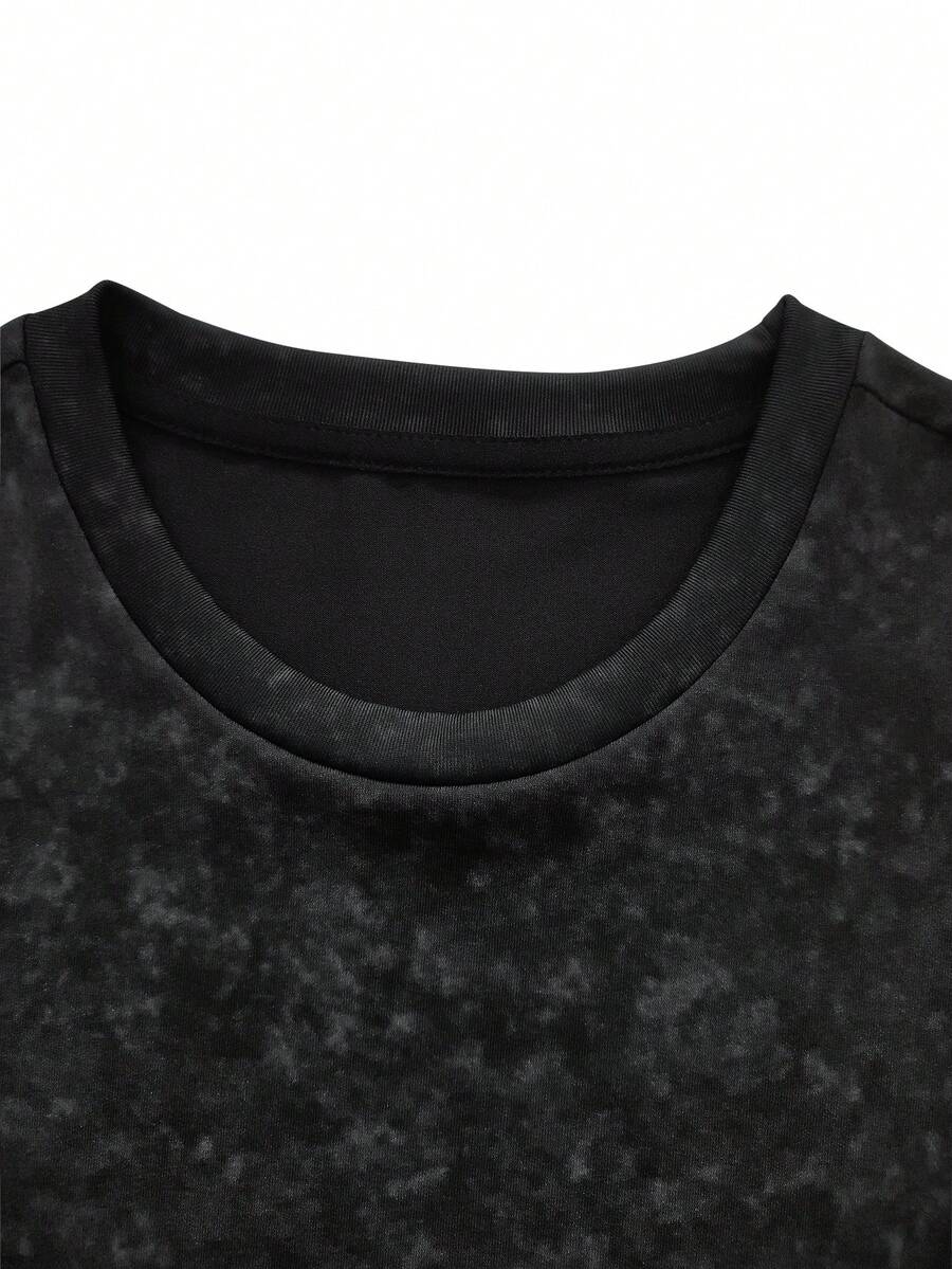 Camiseta Manfinity Folgado Estampa Gráfica Recorte — Foto 36