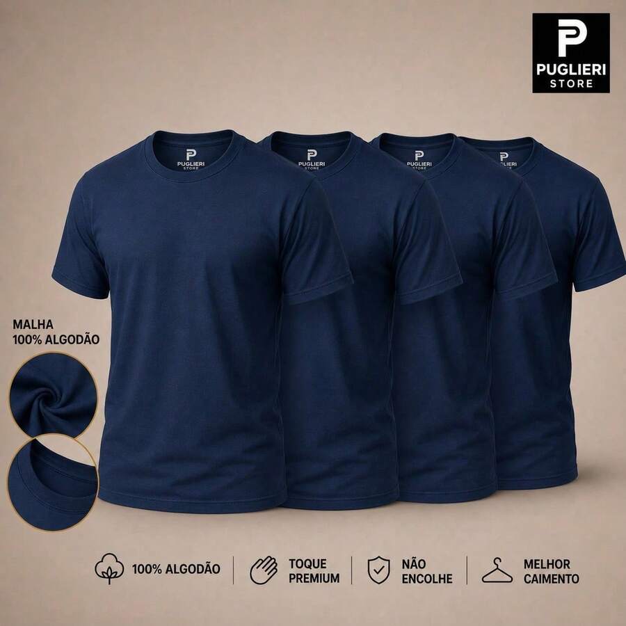 Kit Manfinity Diário Premium 4 Camisetas — Foto 10