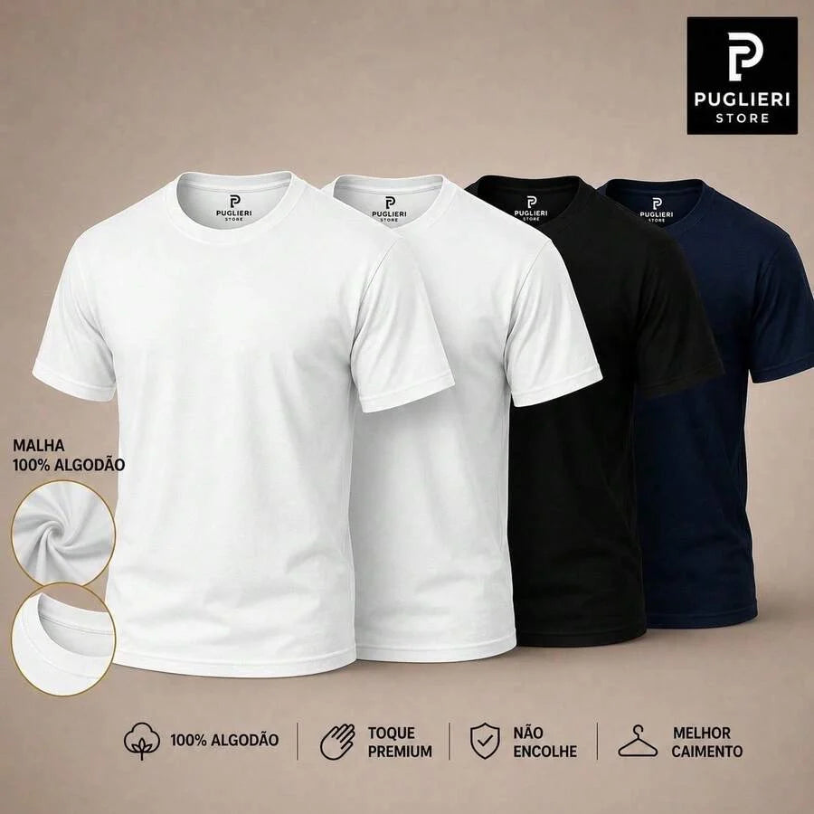 Kit Manfinity Diário Premium 4 Camisetas — Foto 38