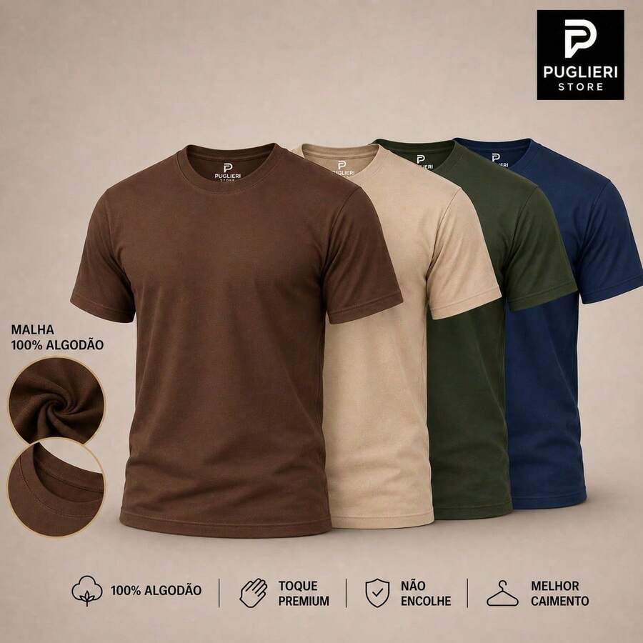 Kit Manfinity Diário Premium 4 Camisetas — Foto 4
