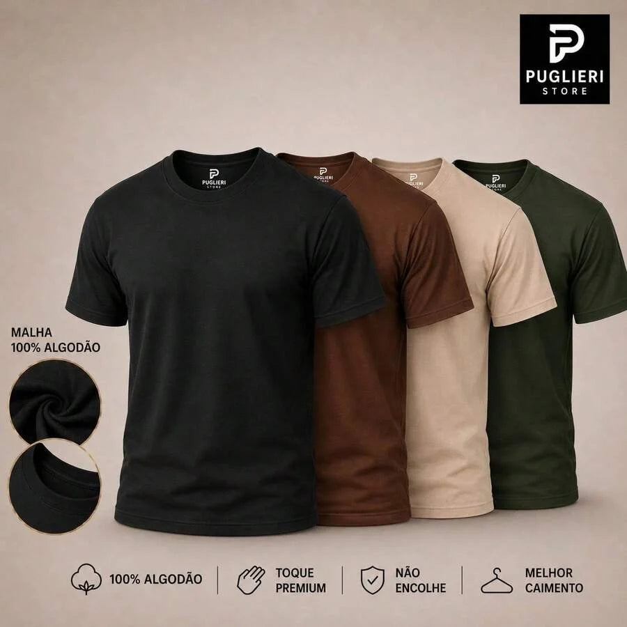 Kit Manfinity Diário Premium 4 Camisetas — Foto 23