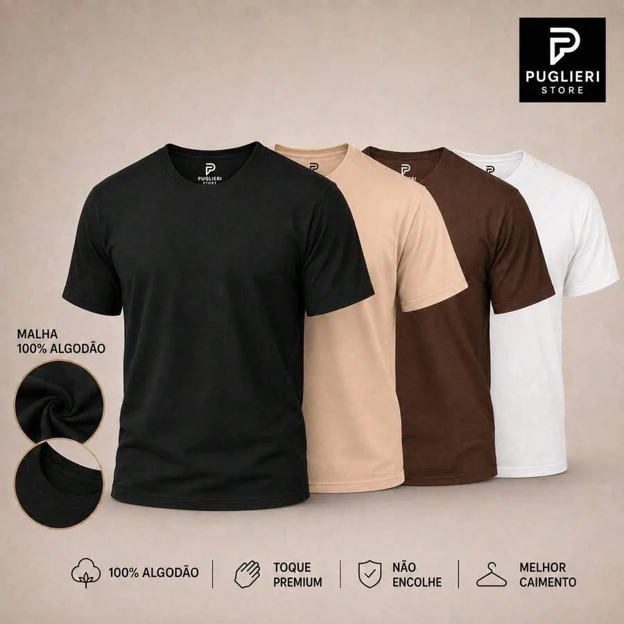 Kit Manfinity Diário Premium 4 Camisetas — Foto 17
