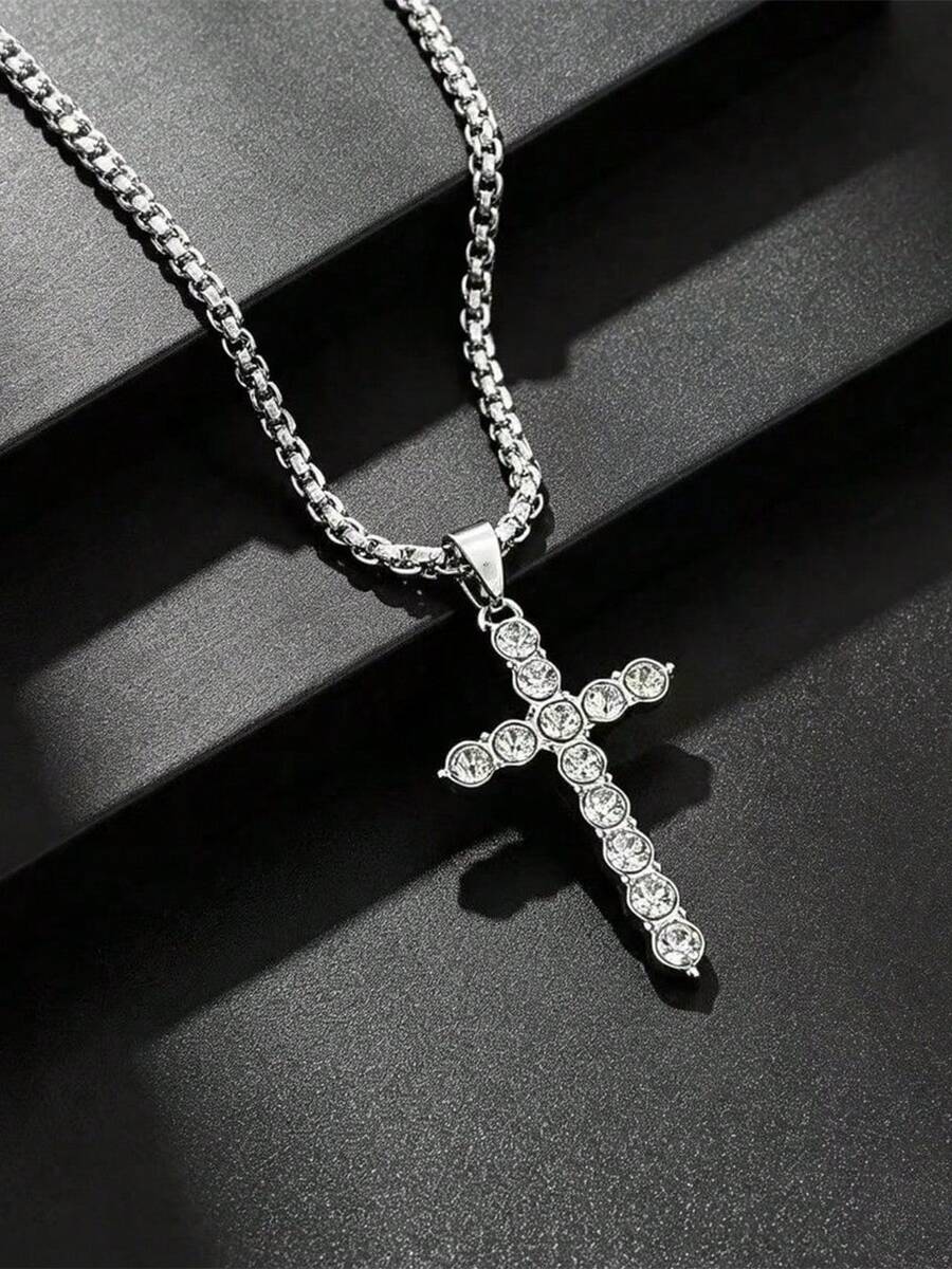 Colar Manfinity Retro Cross — Foto 11