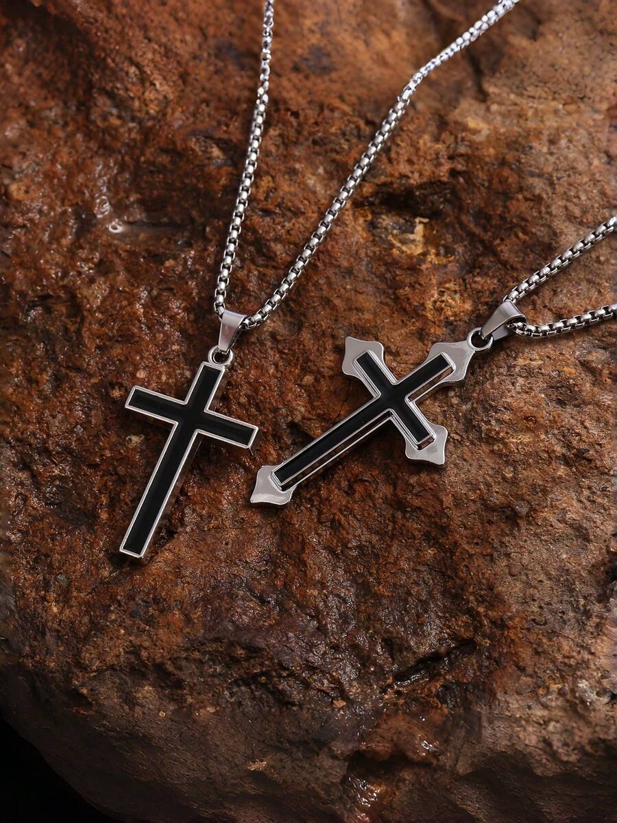 Colar Manfinity Retro Cross — Foto 15