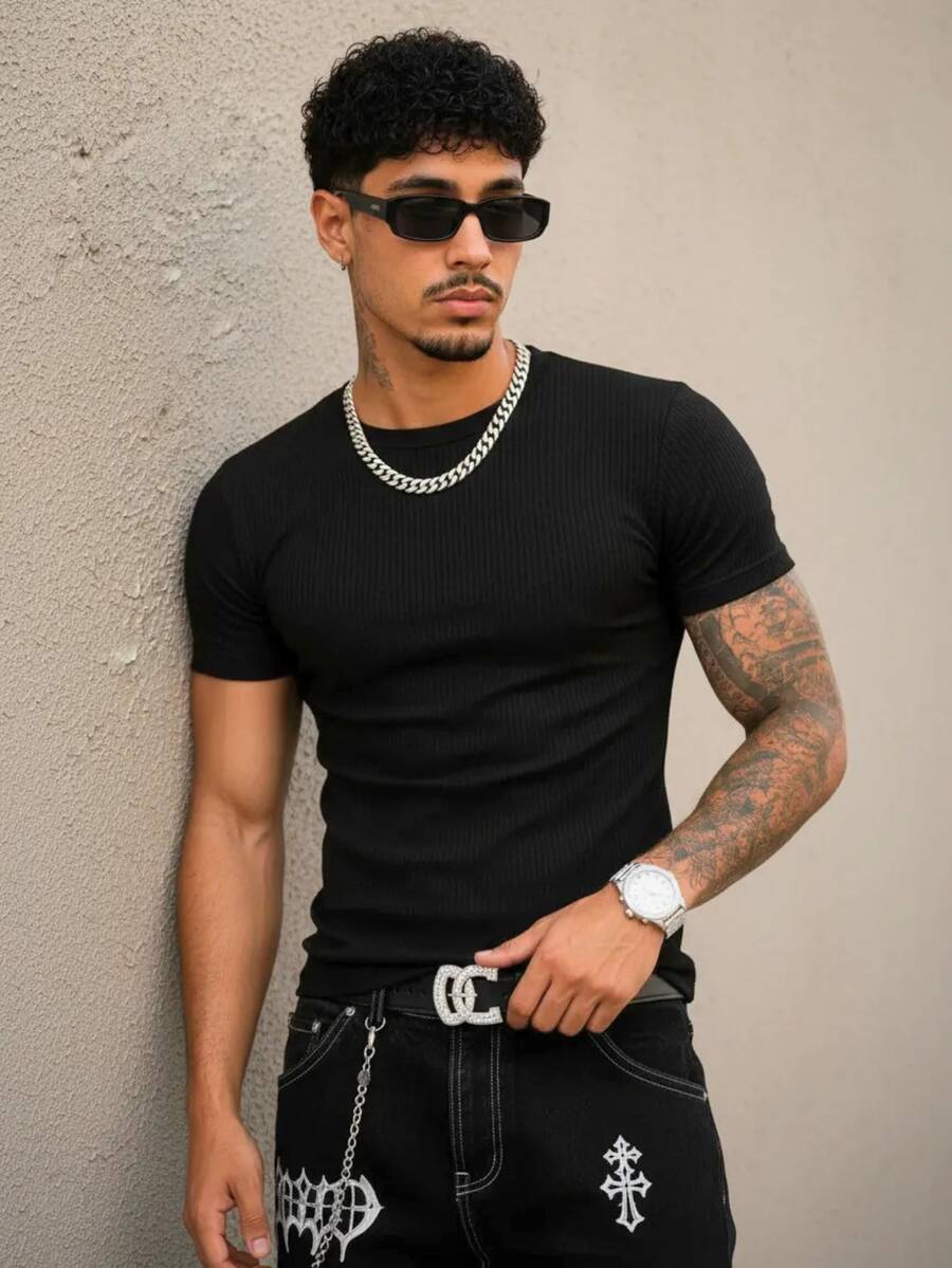 Kit Manfinity Rib Urban 2 Camisetas — Foto 20