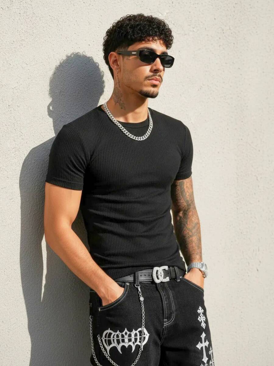 Kit Manfinity Rib Urban 2 Camisetas — Foto 24