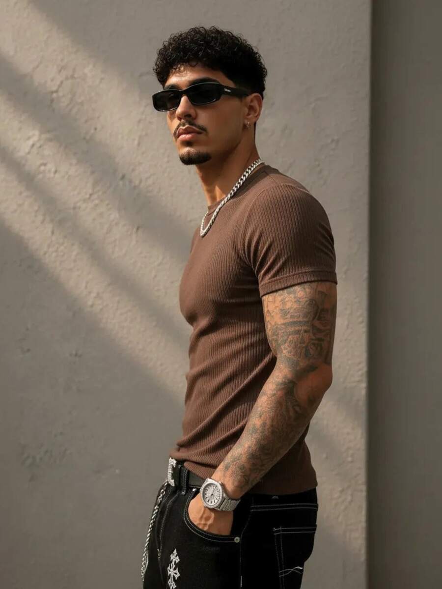 Kit Manfinity Rib Urban 2 Camisetas — Foto 17