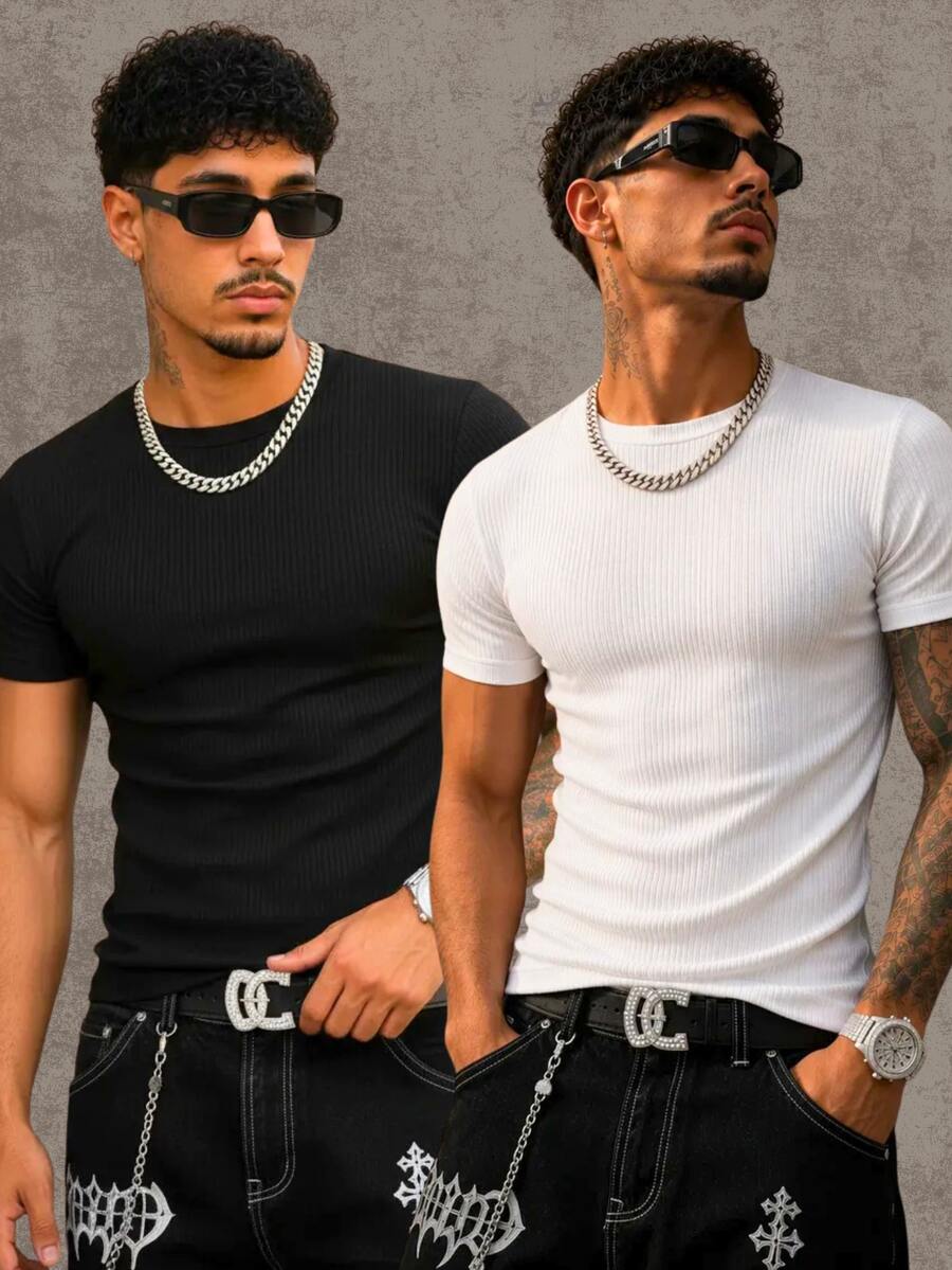Kit Manfinity Rib Urban 2 Camisetas — Foto 1