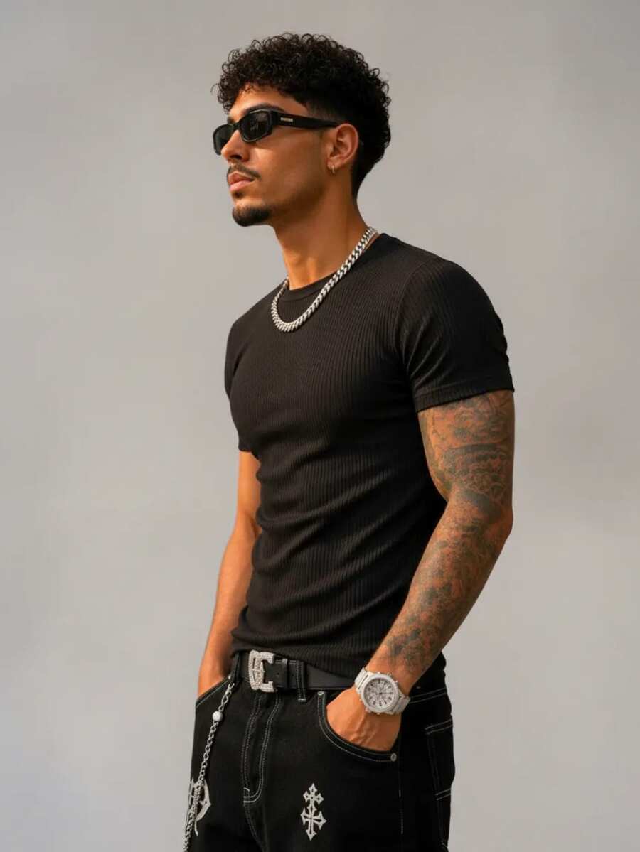 Kit Manfinity Rib Urban 2 Camisetas — Foto 6