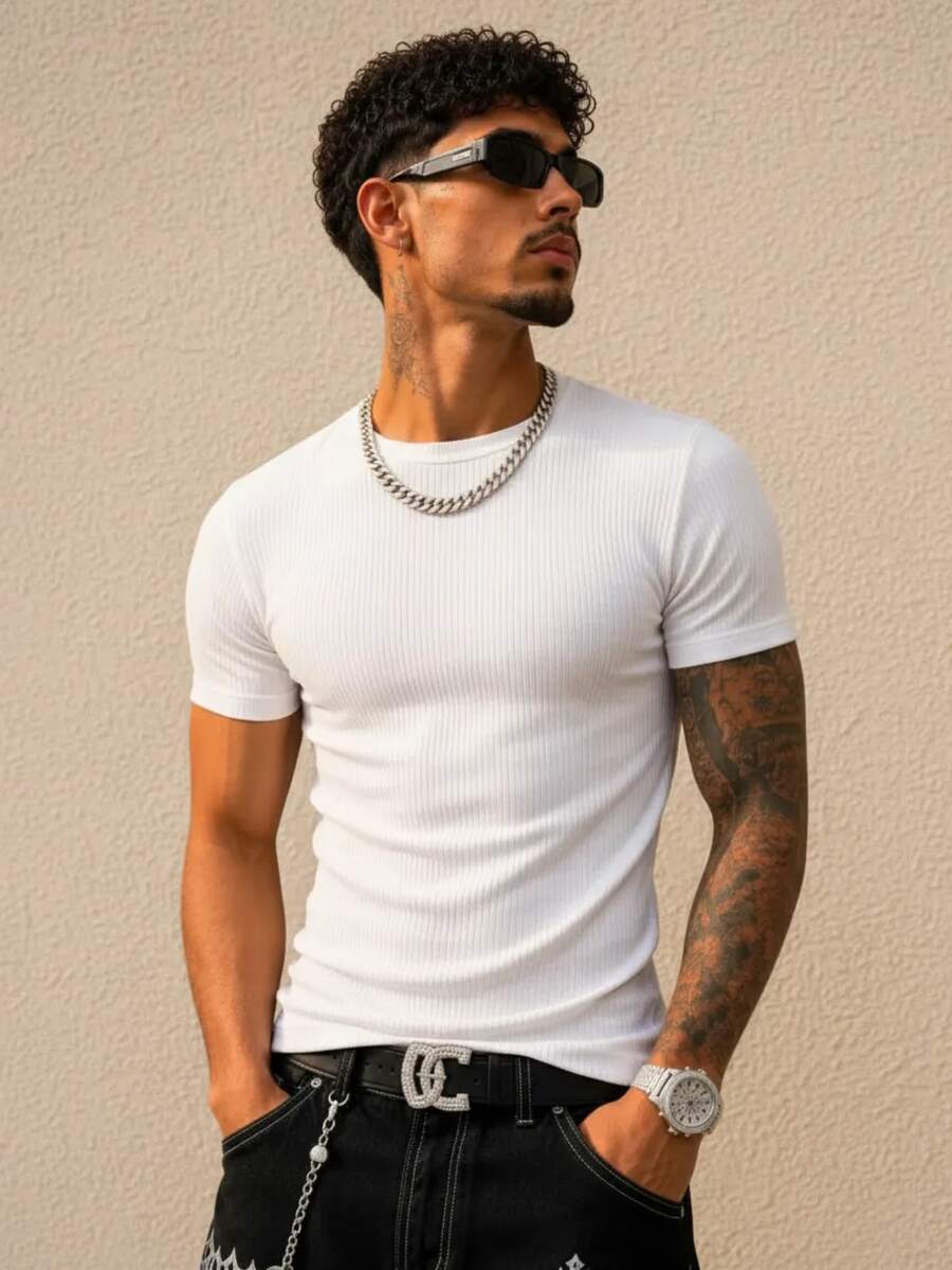 Kit Manfinity Rib Urban 2 Camisetas — Foto 7