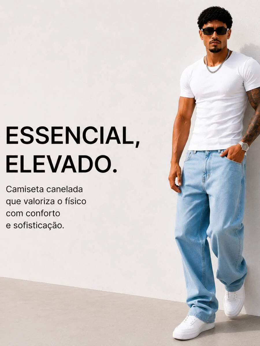 Kit Manfinity Rib Urban 2 Camisetas — Foto 2