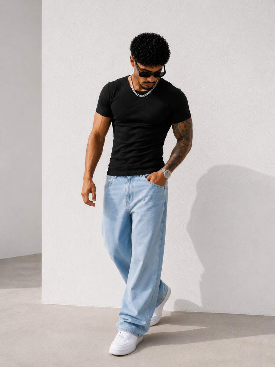 Kit Manfinity Rib Urban 2 Camisetas — Foto 8
