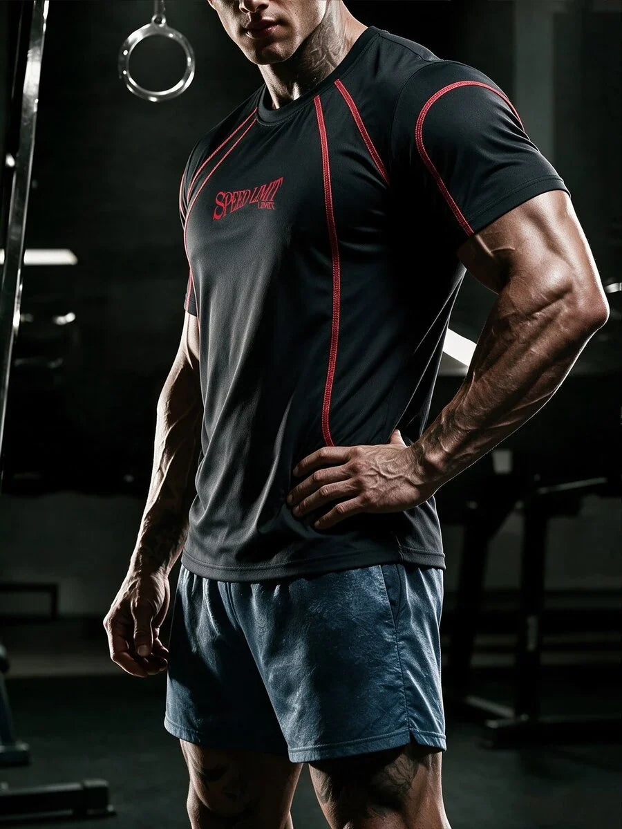 Camiseta Manfinity Folgado Estampa Gráfica Recorte — Foto 69