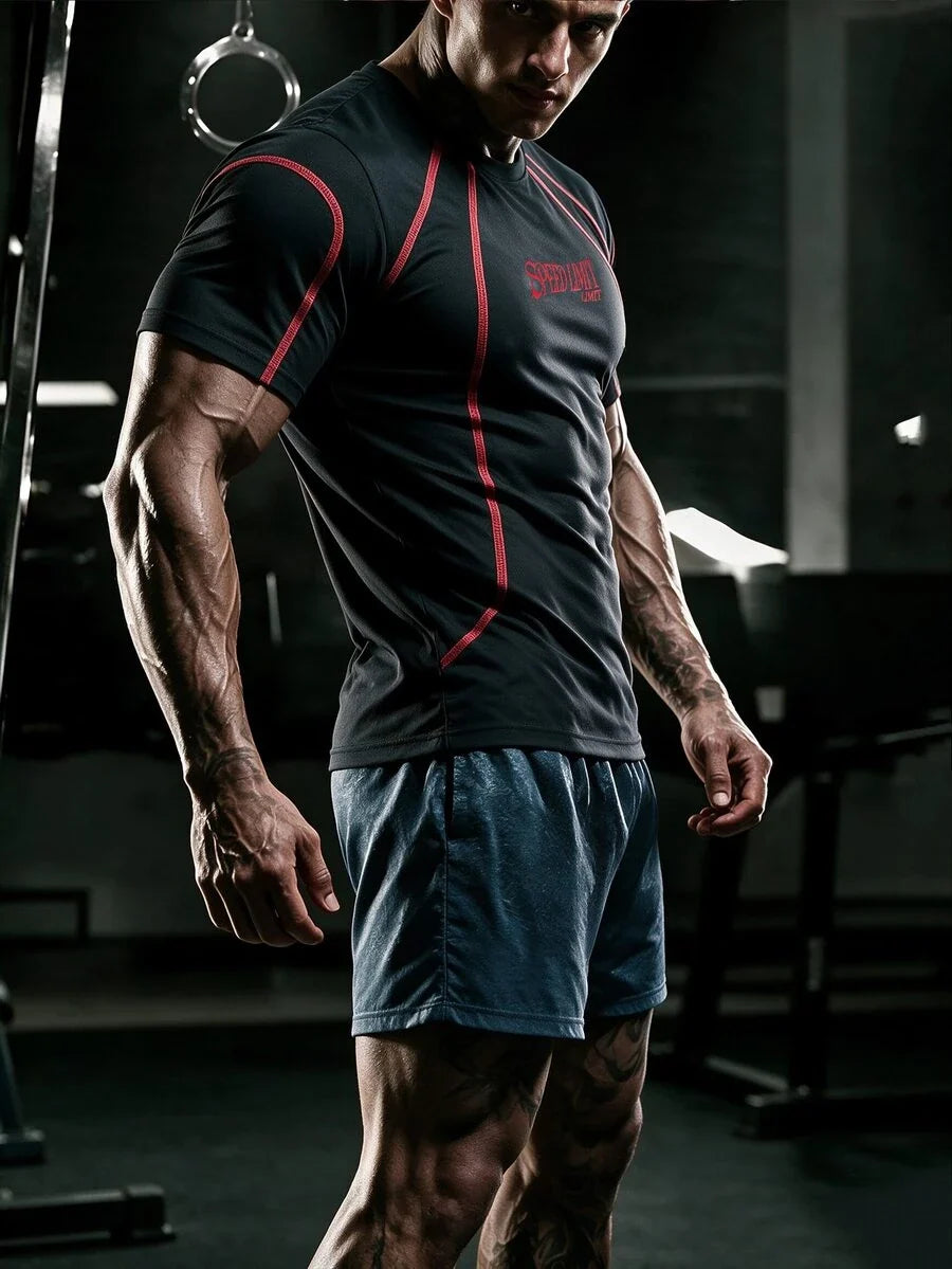 Camiseta Manfinity Folgado Estampa Gráfica Recorte — Foto 68