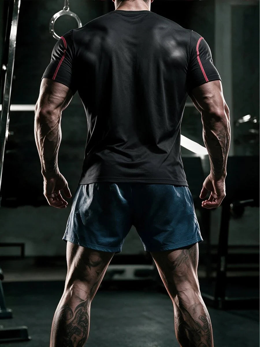 Camiseta Manfinity Folgado Estampa Gráfica Recorte — Foto 64