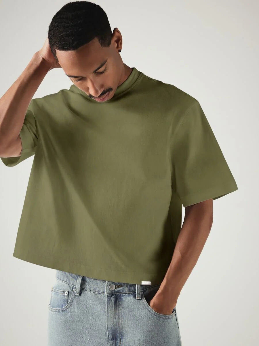 Camiseta Manfinity Cropped Boxy — Foto 34