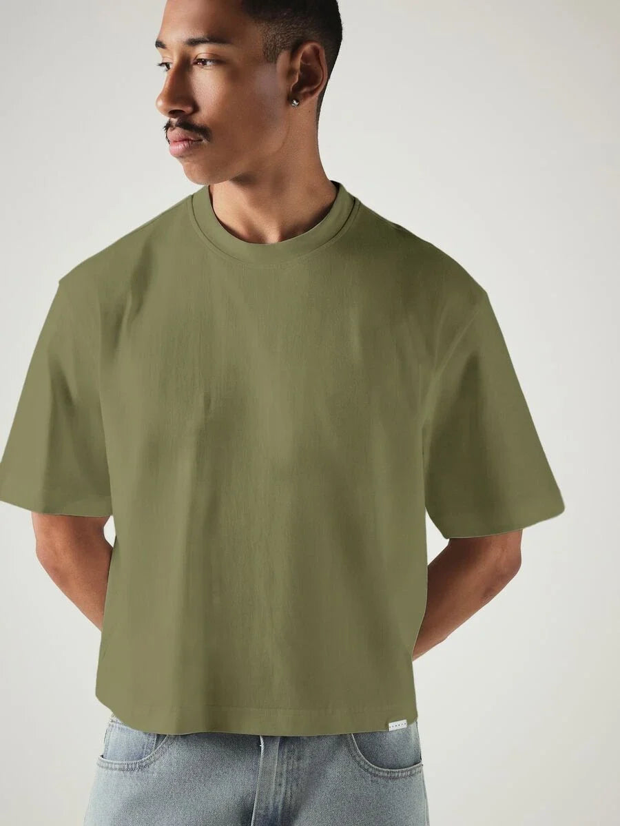 Camiseta Manfinity Cropped Boxy — Foto 35