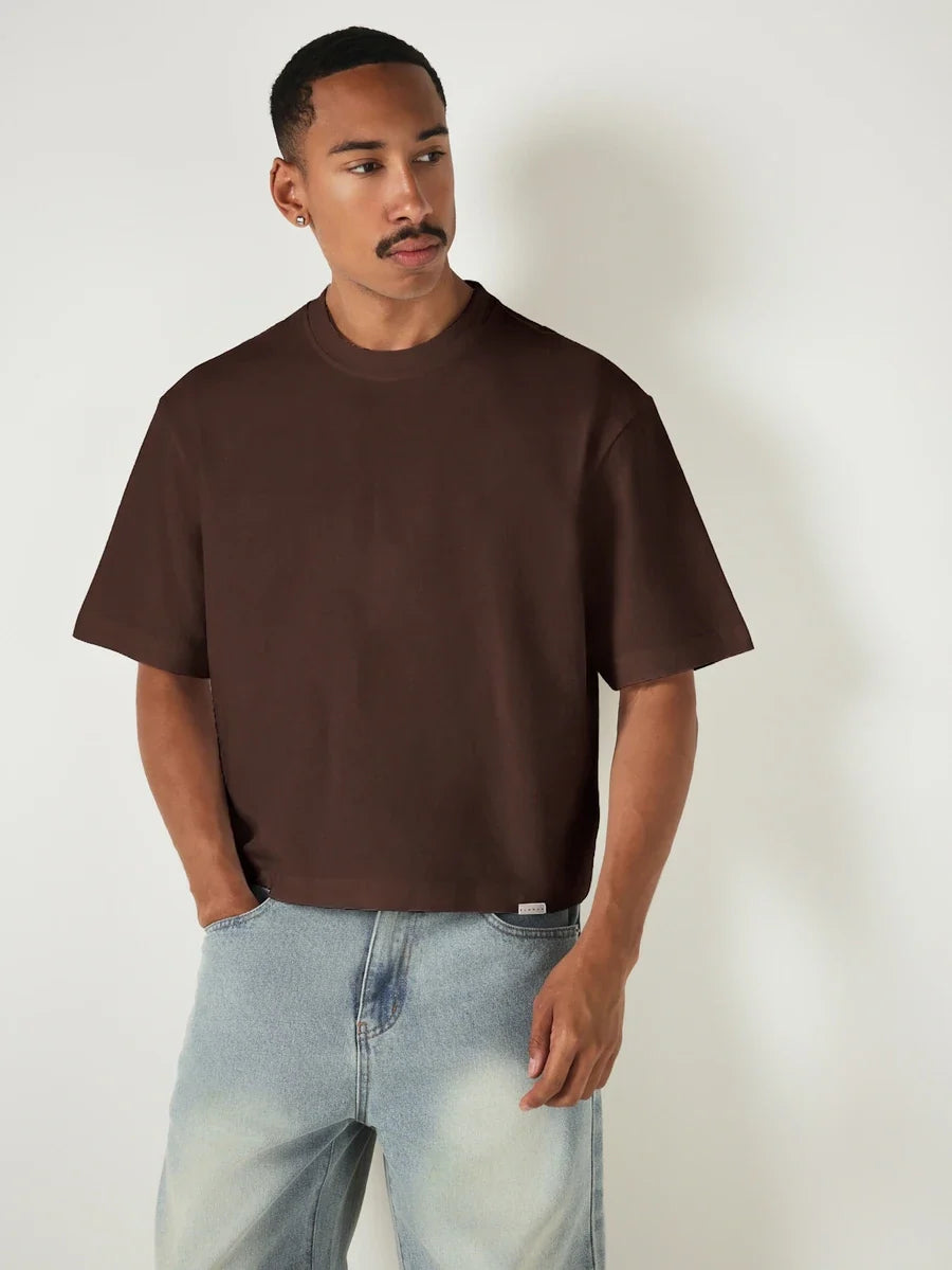 Camiseta Manfinity Cropped Boxy — Foto 25