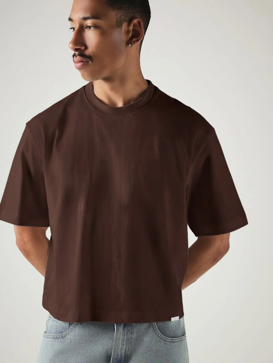Camiseta Manfinity Cropped Boxy — Foto 29