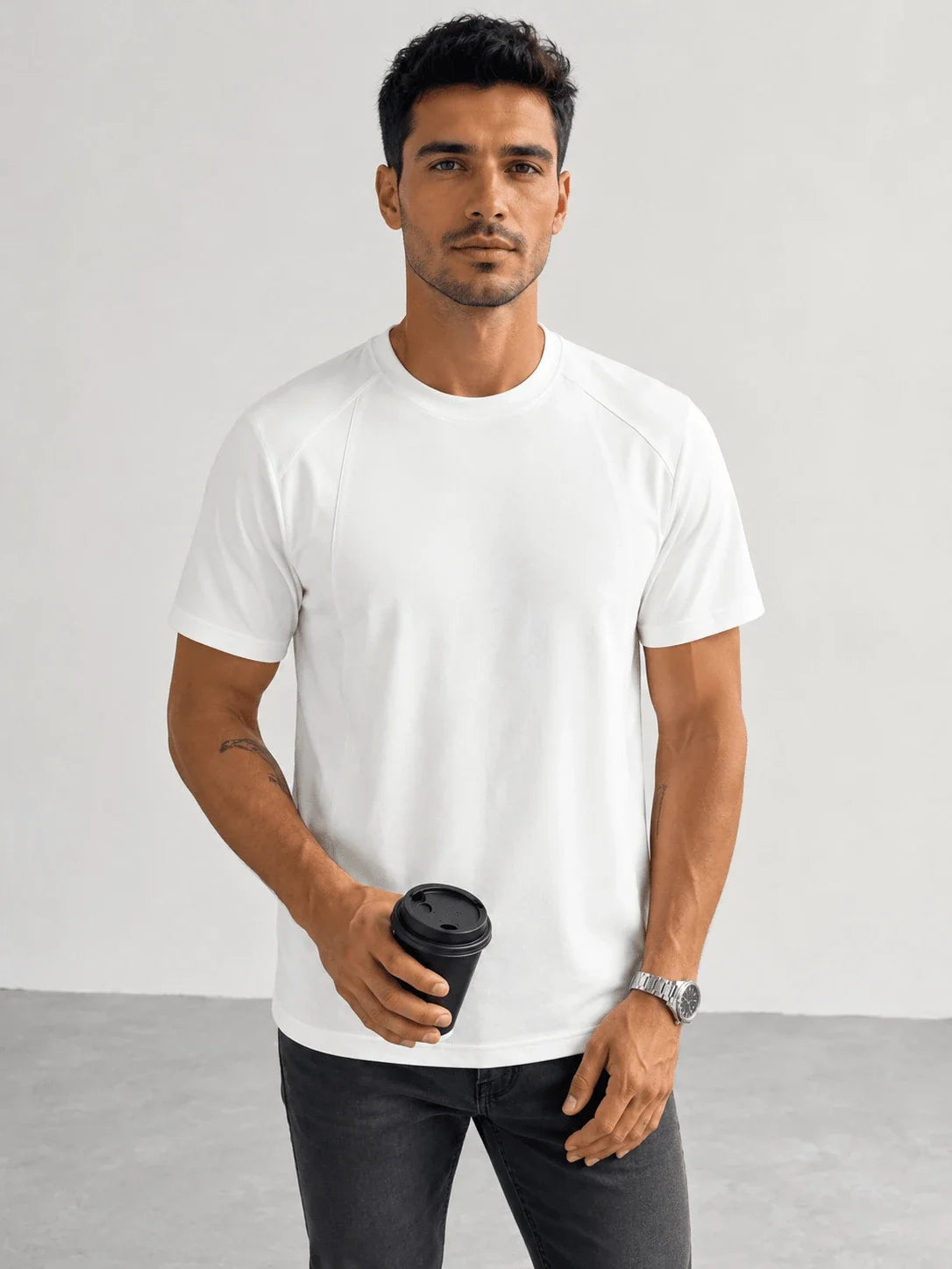 Camiseta Manfinity Textura — Foto 11