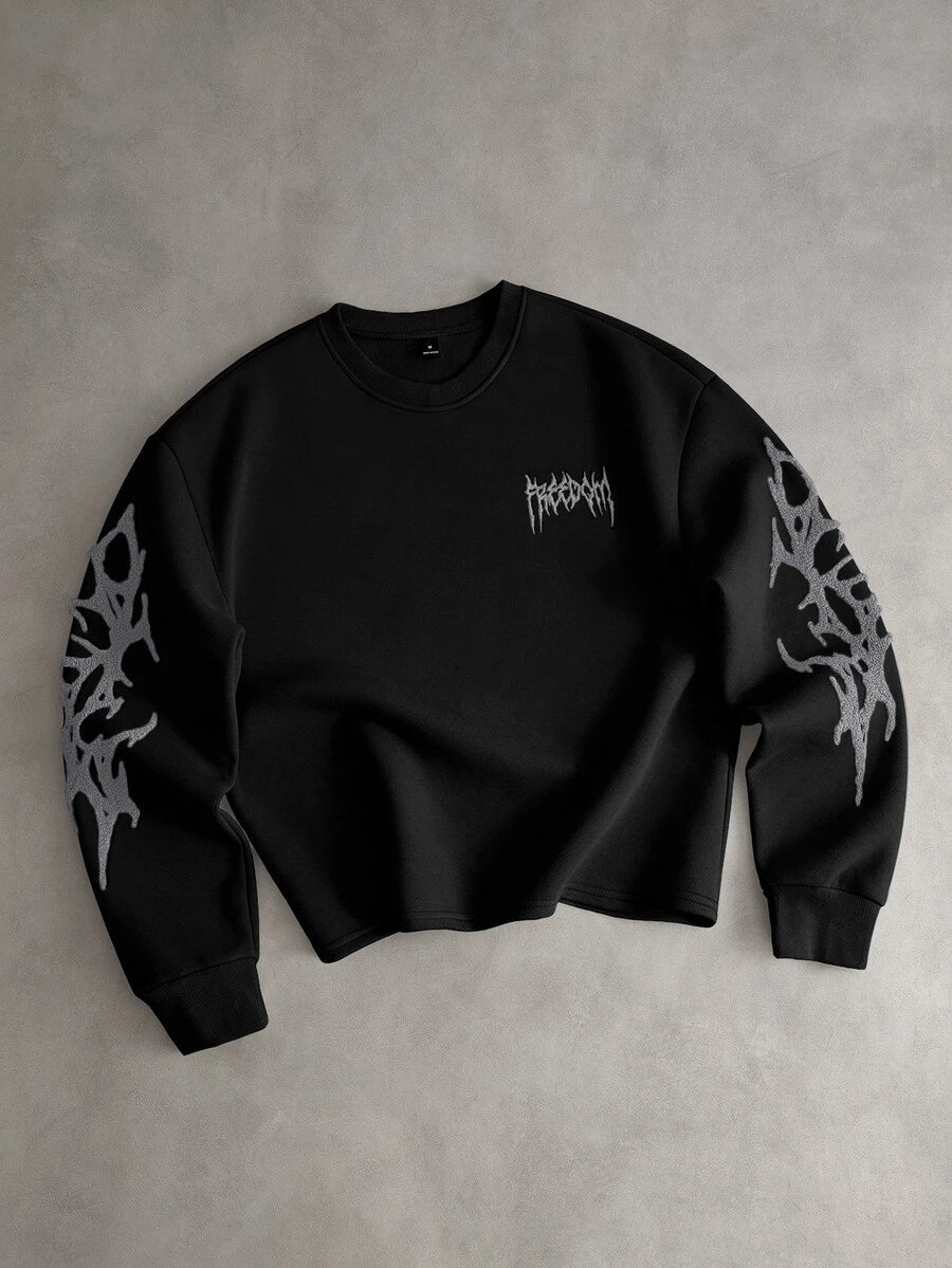 Moletom Manfinity Letter Drop