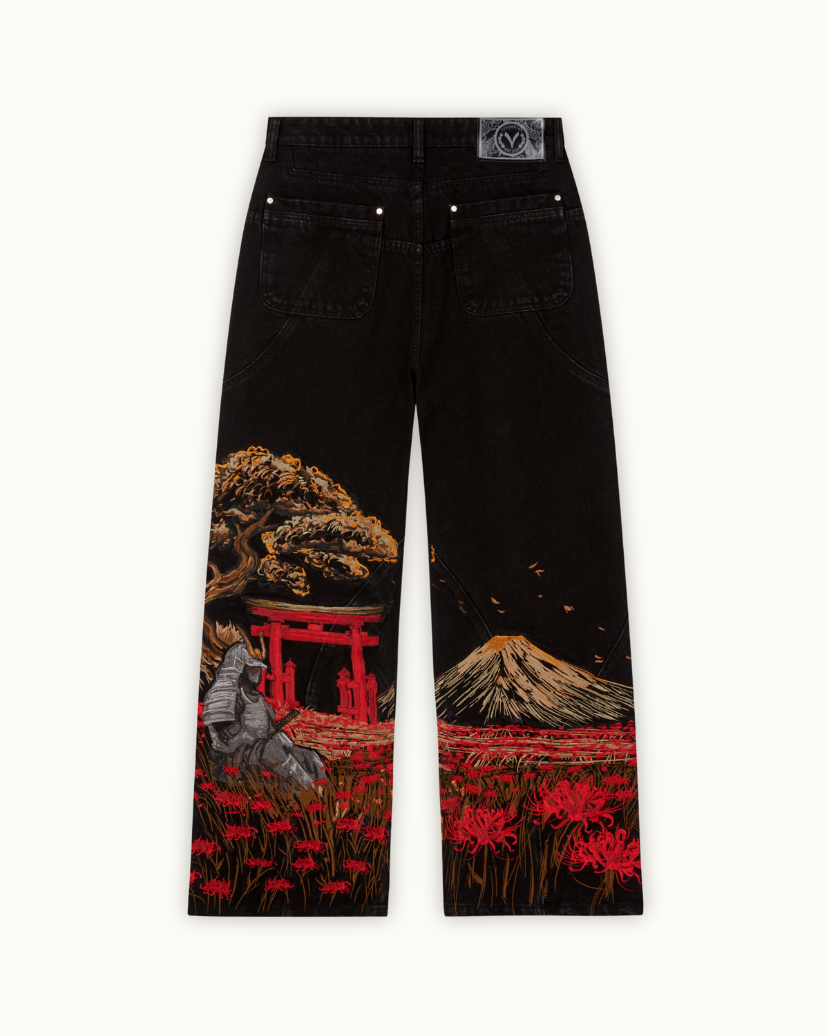 Calça Jeans Manfinity Studios Shogun Dynasty Wide Leg — Foto 1