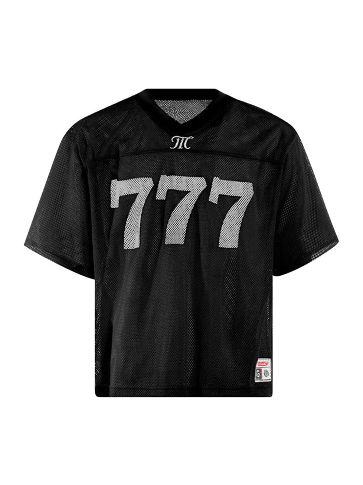 Camiseta Manfinity Jersey Letter 777 — Foto 9