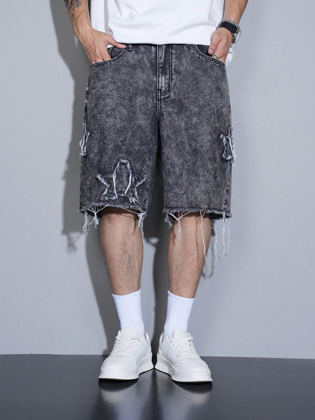 Short Manfinity Denim Star — Foto 1