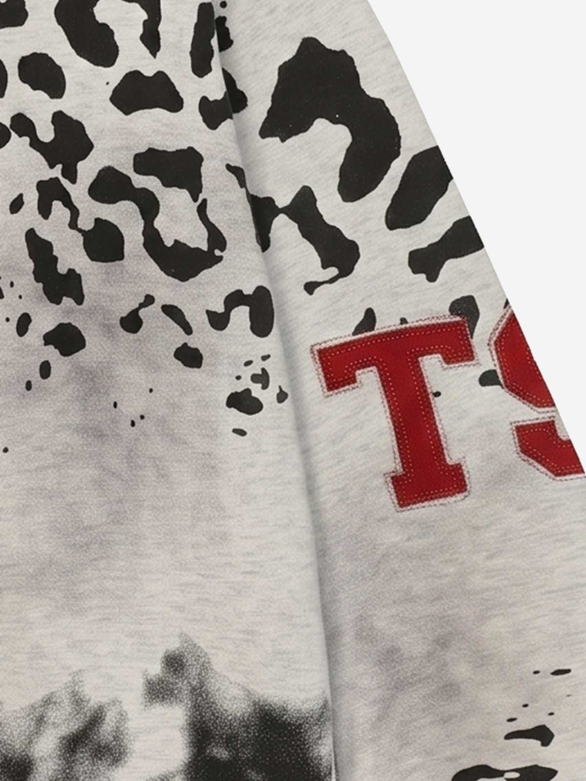 Moletom Manfinity Leopard Appliqué — Foto 12