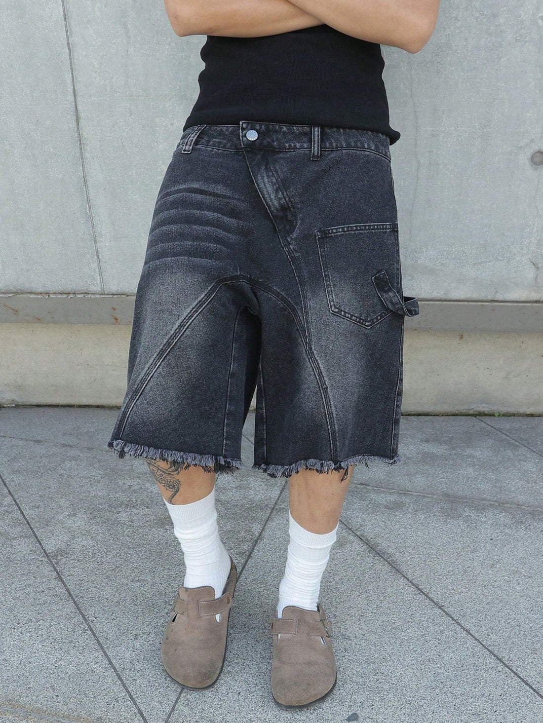 Short Manfinity Denim Black Stusy — Foto 1