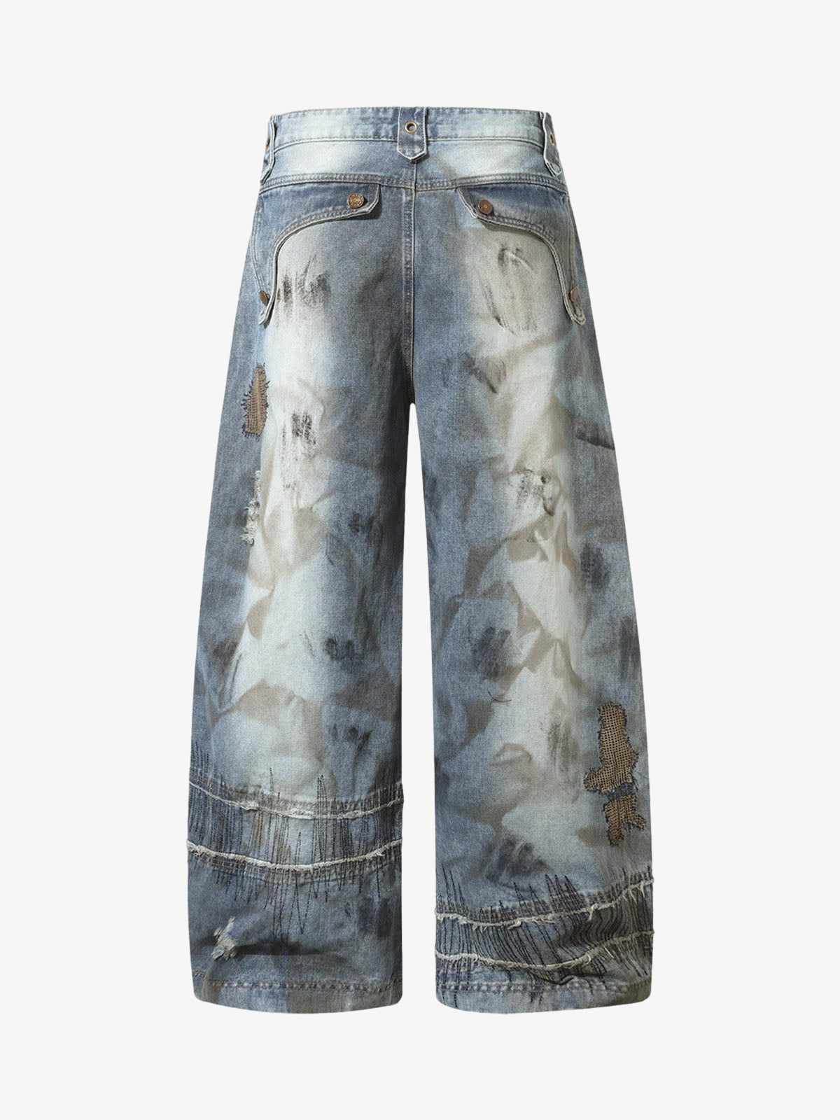 Calça Manfinity Washed Barrel Jeans — Foto 6