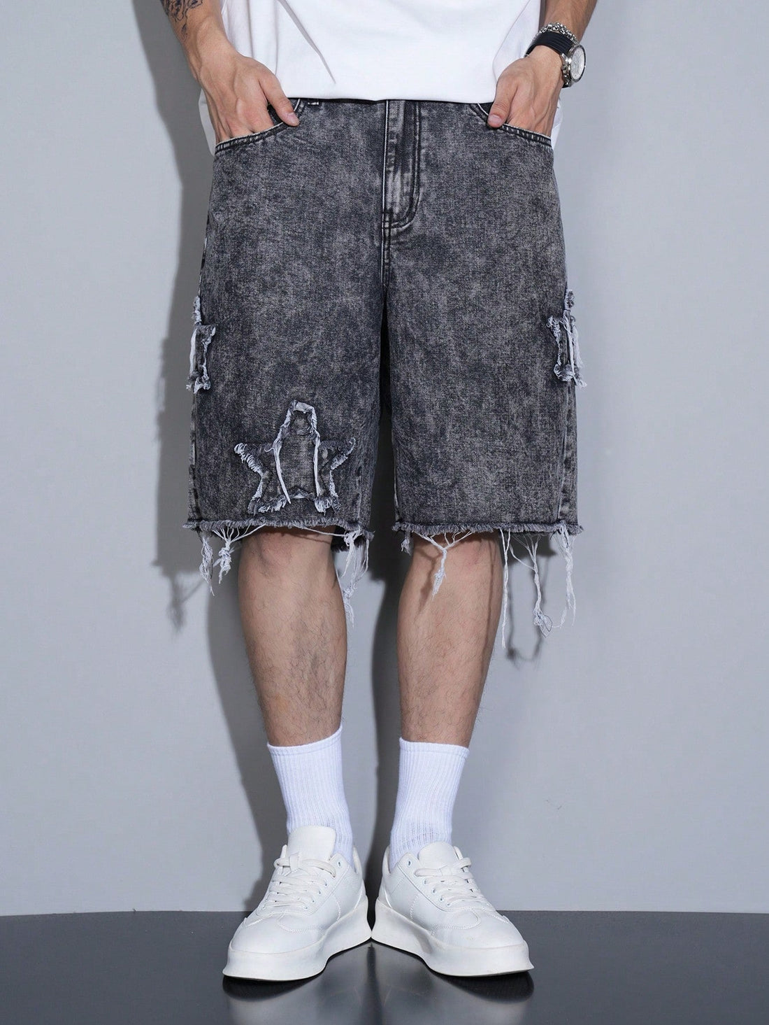 Short Manfinity Denim Star — Foto 1