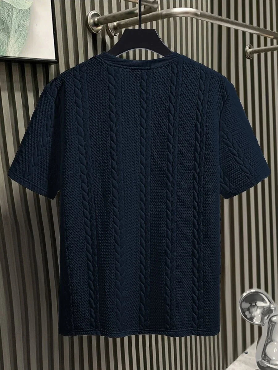 Camiseta Manfinity Textura Verão — Foto 25