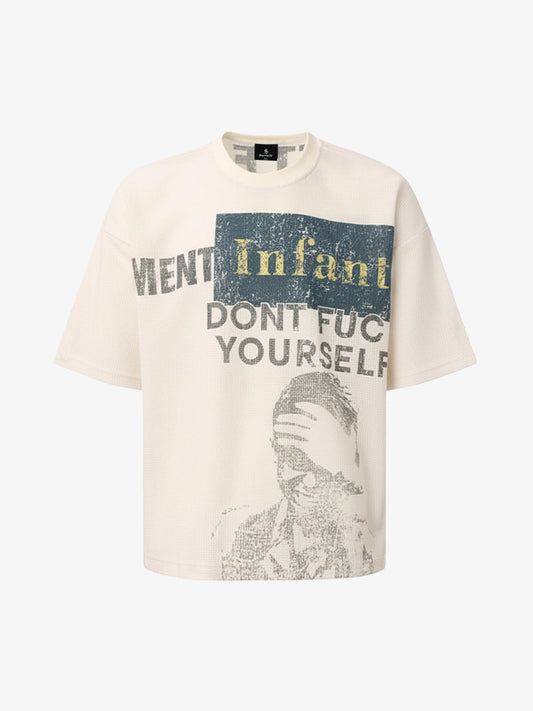 Camiseta Manfinity Studios Infant Dont Fuc Yourself Oversized — Foto 2