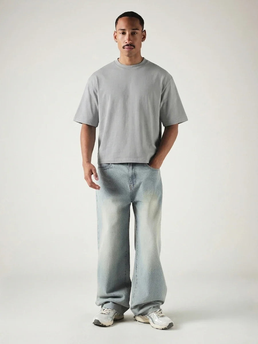 Camiseta Manfinity Cropped Boxy — Foto 9