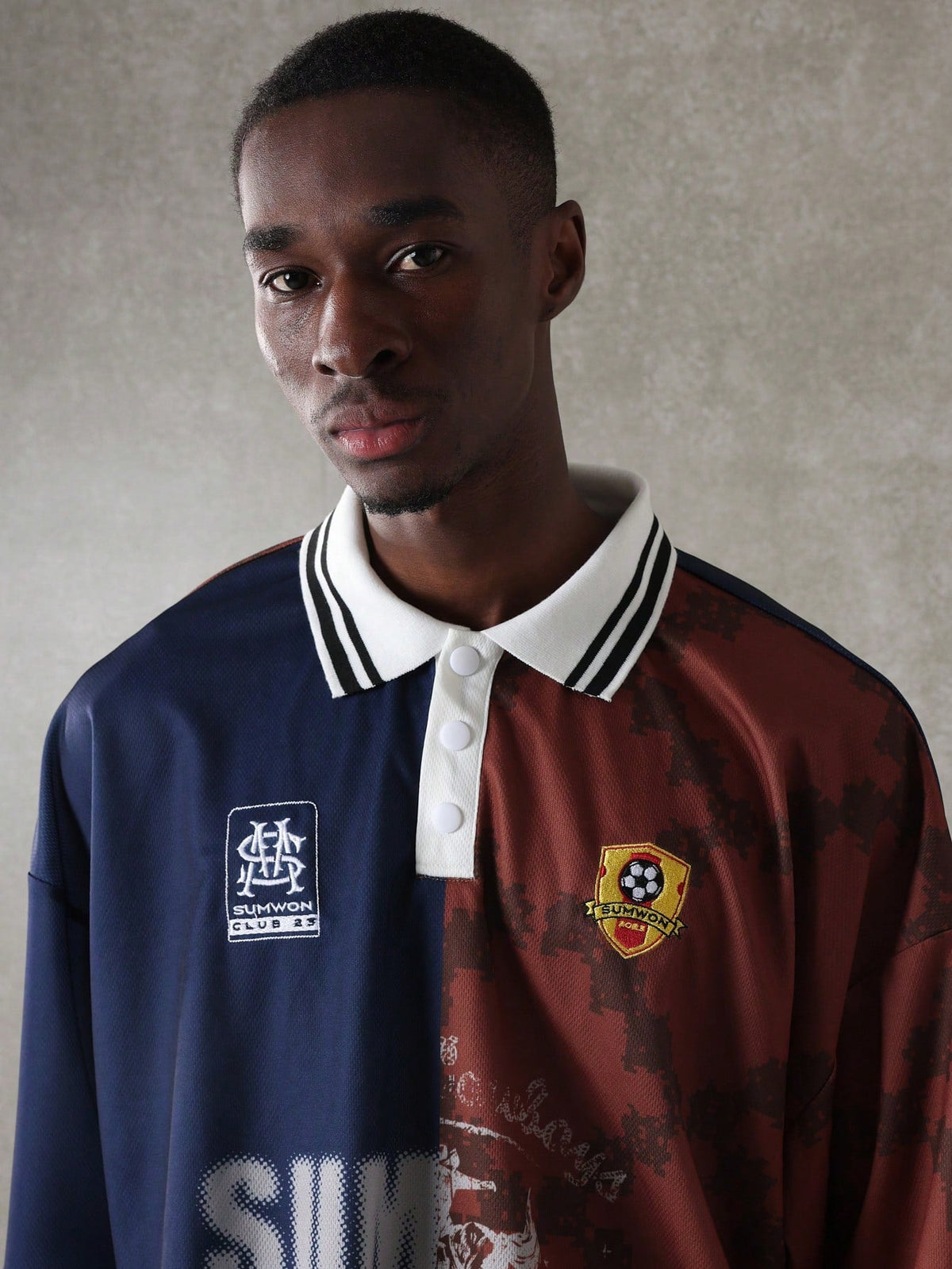 Camisa Polo Manfinity Soccer Colorblock — Foto 3