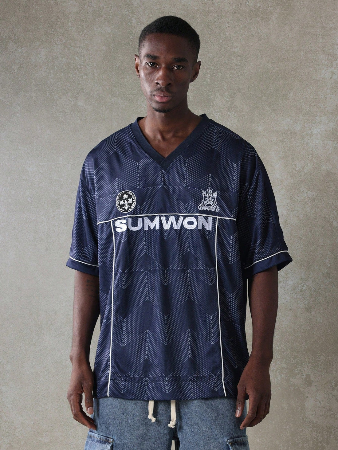 Camiseta Manfinity Oversized Soccer — Foto 1