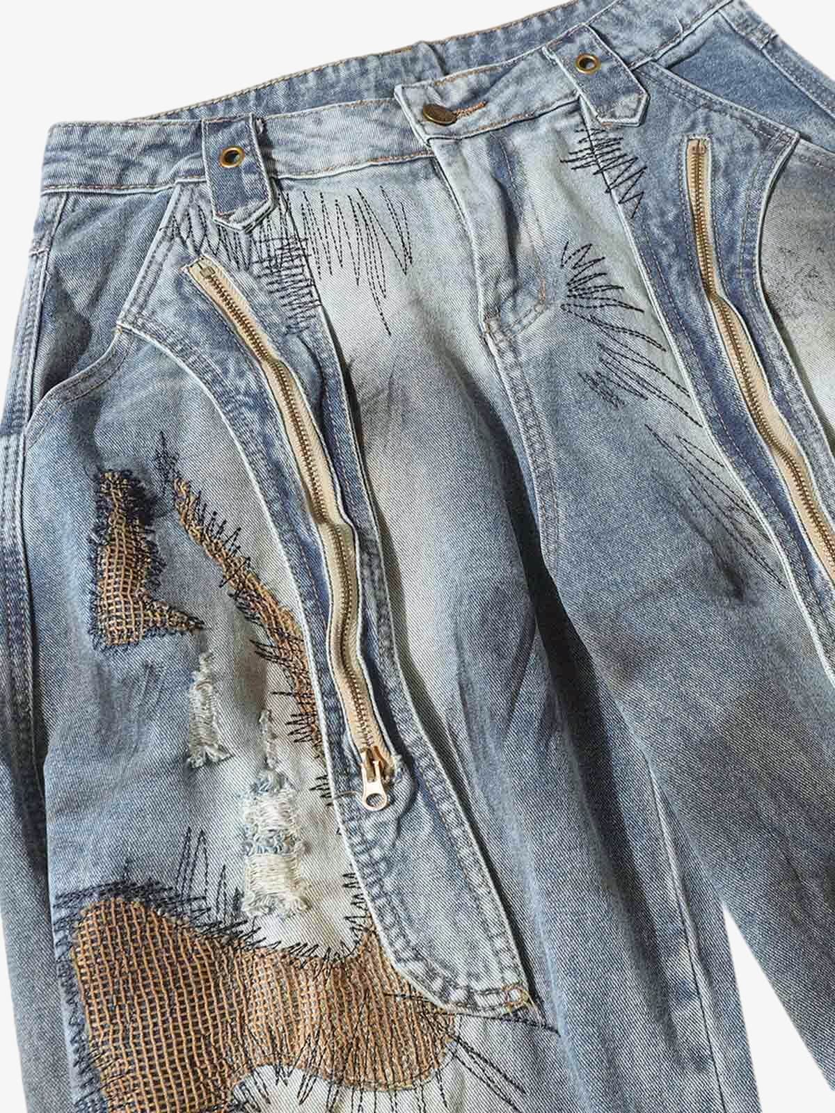 Calça Manfinity Washed Barrel Jeans — Foto 7