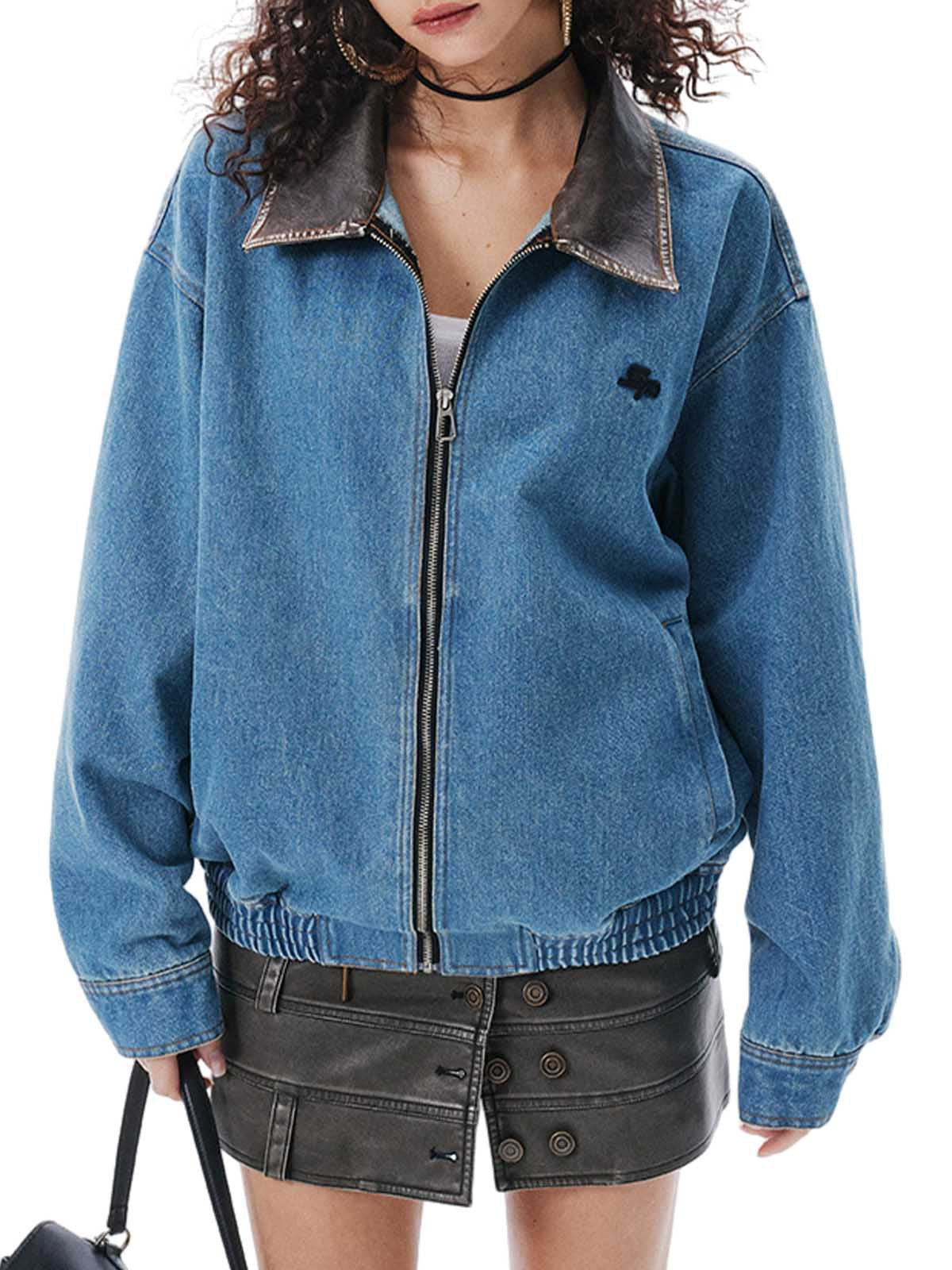 Jaqueta Manfinity Heavy Washed Denim Work — Foto 3