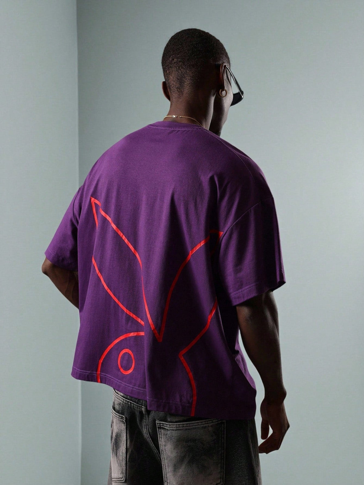 Camiseta Manfinity Purplee — Foto 4