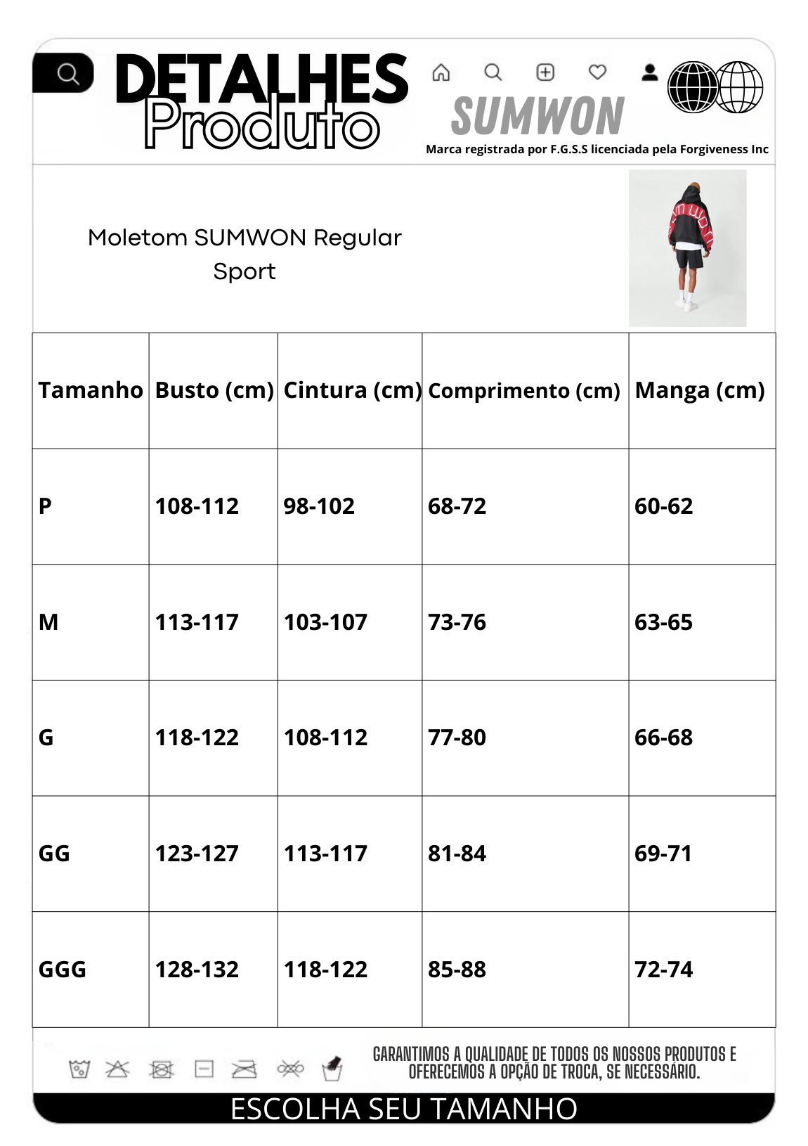 Moletom Manfinity Regular Sport — Foto 19