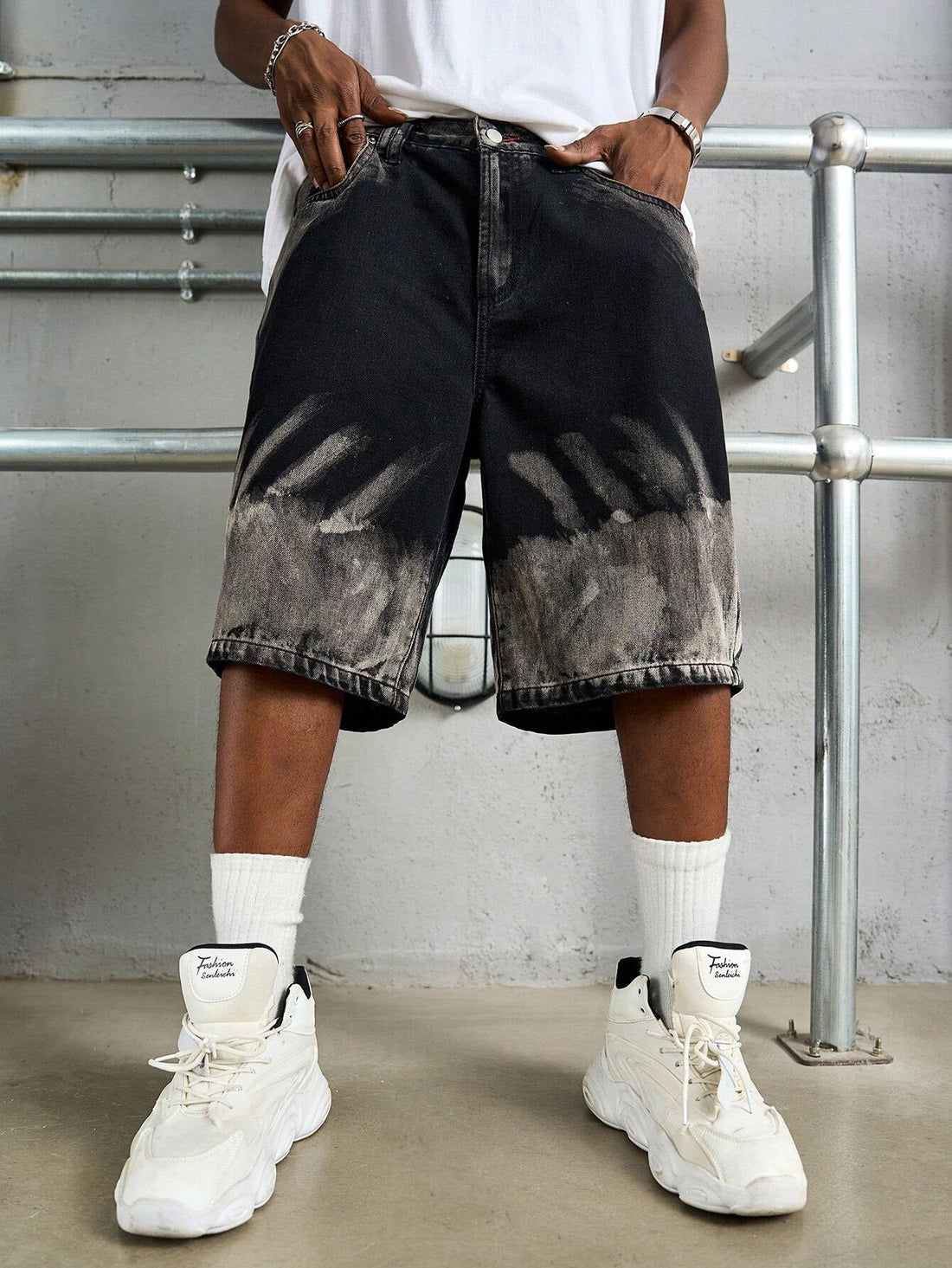 Short Manfinity Denim Black EMRG — Foto 1
