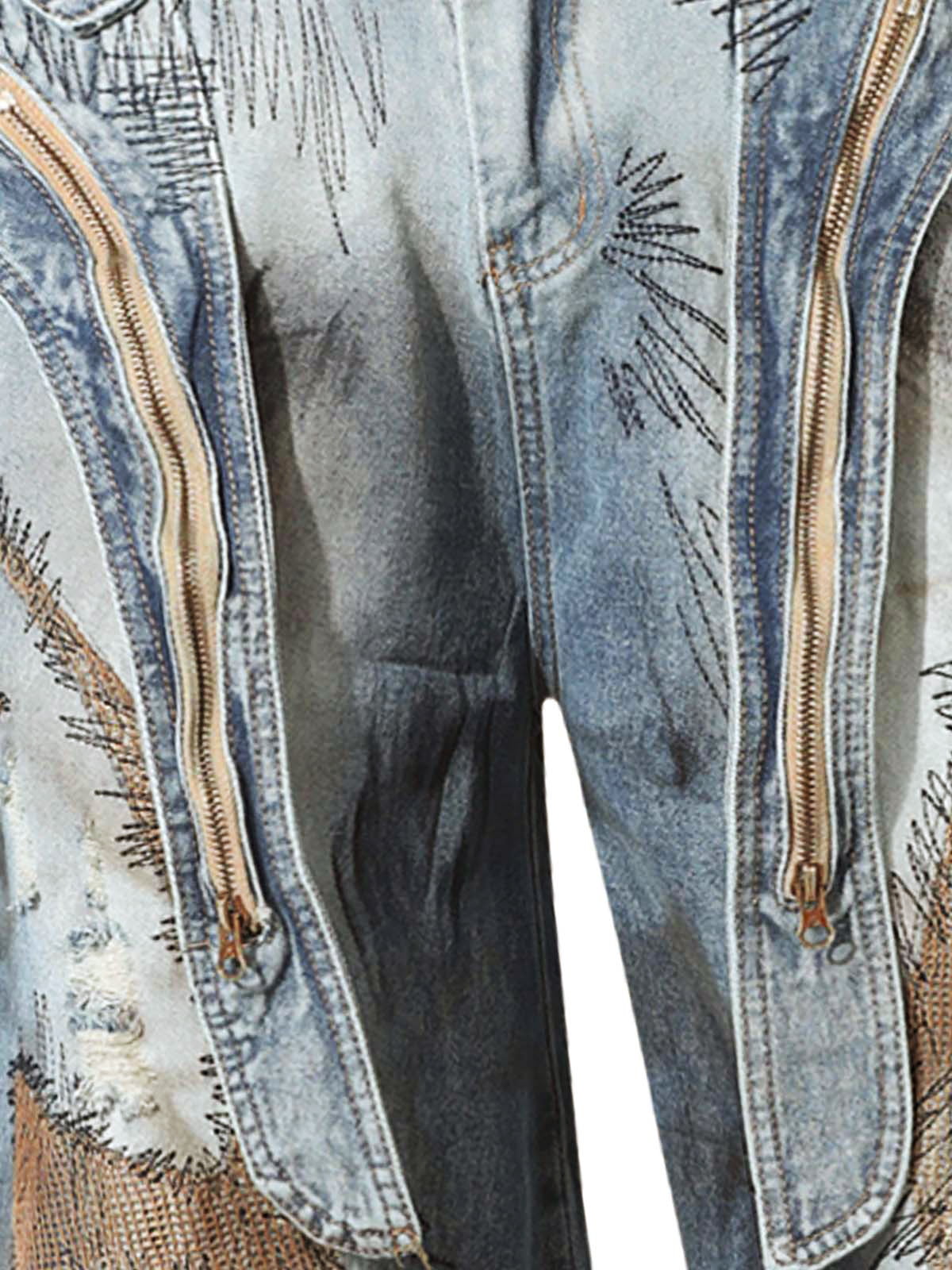 Calça Manfinity Washed Barrel Jeans — Foto 9