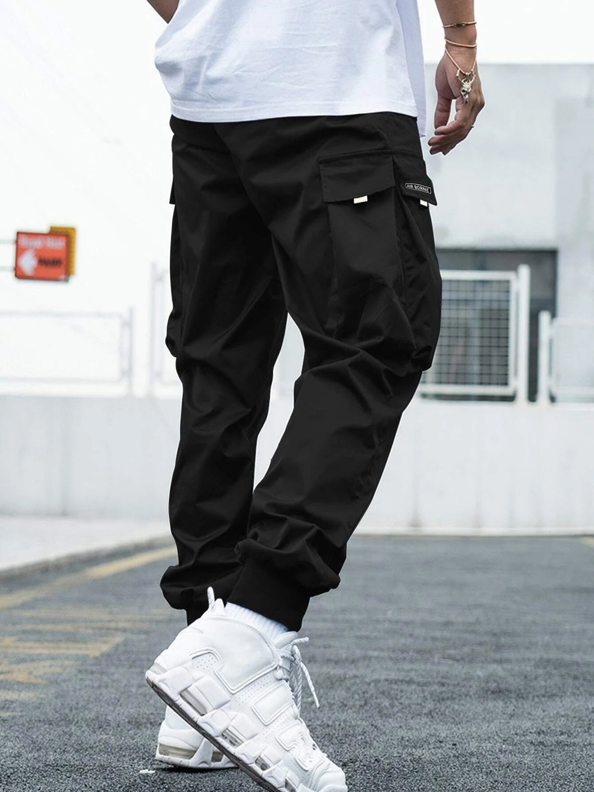 Calça Manfinity Cargo Air Bone — Foto 4