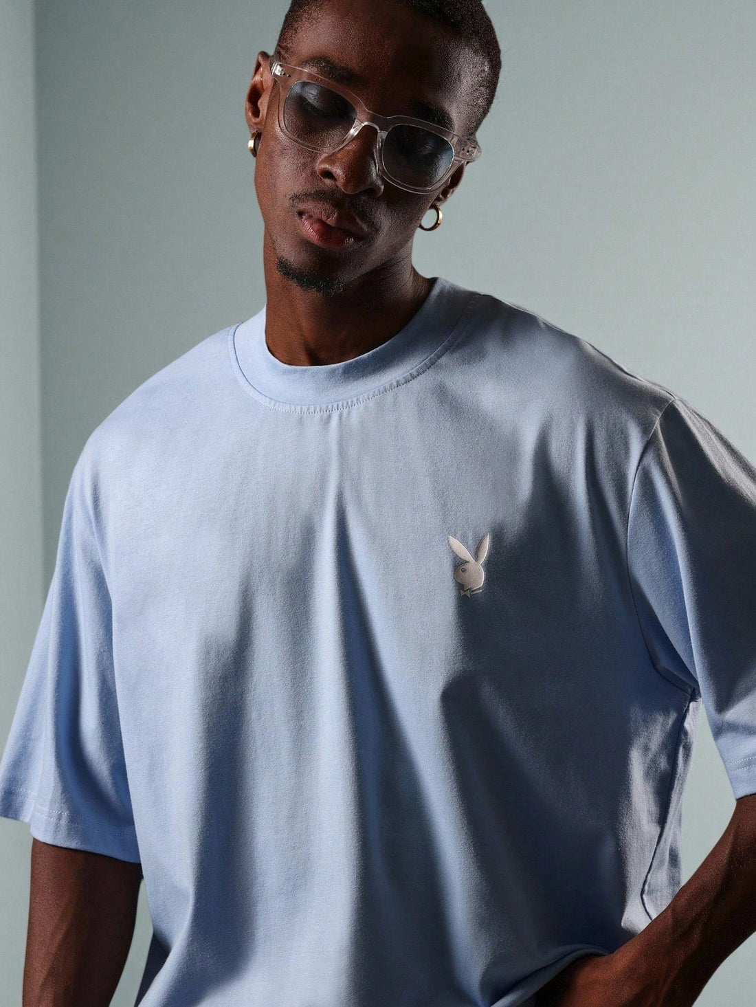 Camiseta Manfinity Oversized Fleece — Foto 1