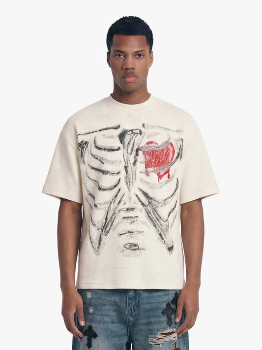 Camiseta Manfinity Skeleton Heart — Foto 2