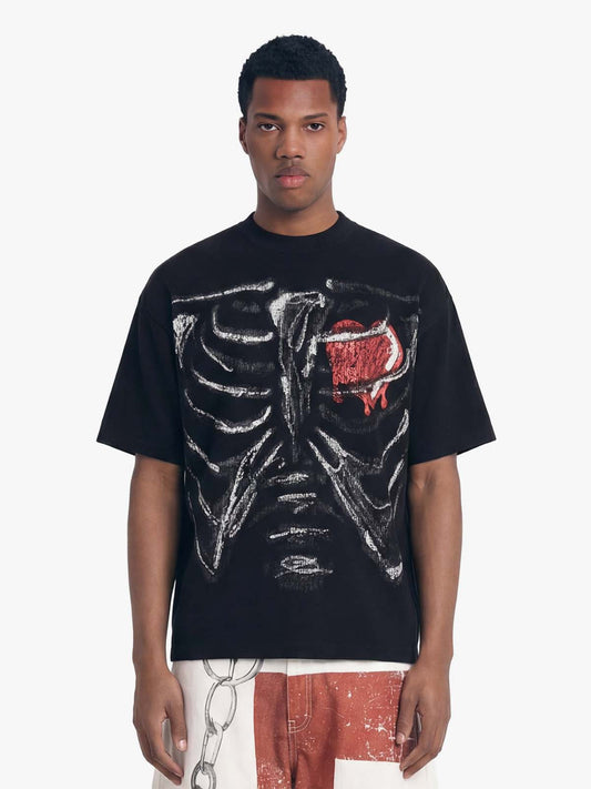 Camiseta Manfinity Skeleton Heart — Foto 1
