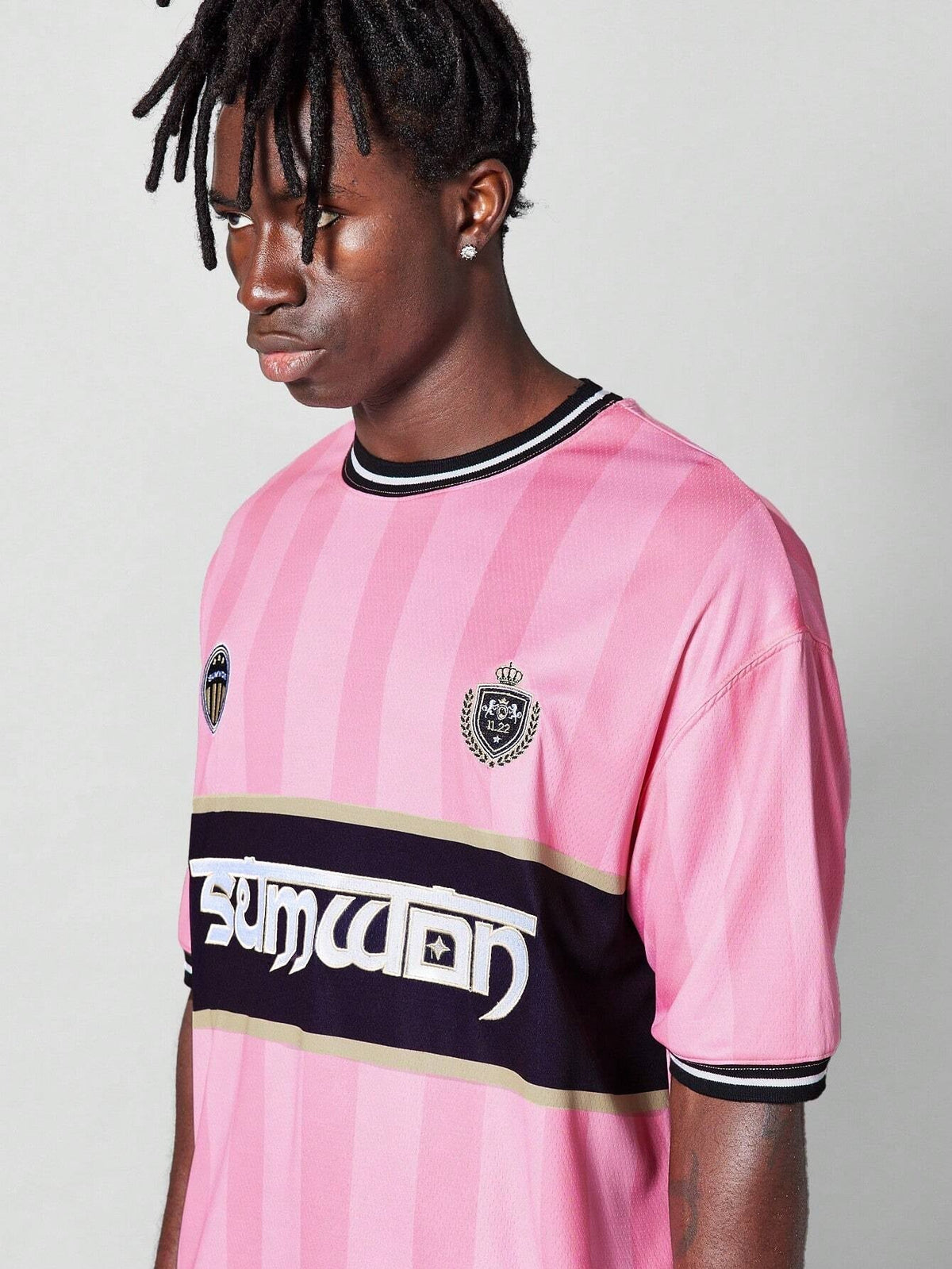 Camisa Manfinity Soccer Rose — Foto 4
